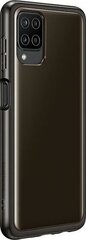 Telefoniümbris Samsung telefonile Samsung Galaxy A12, Clear cover, must цена и информация | Чехлы для телефонов | hansapost.ee