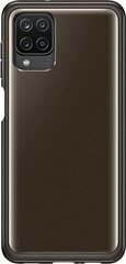 Telefoniümbris Samsung telefonile Samsung Galaxy A12, Clear cover, must hind ja info | Telefonide kaitsekaaned ja -ümbrised | hansapost.ee
