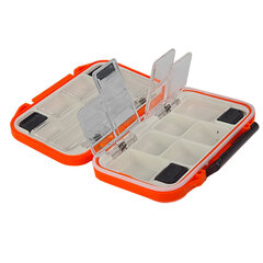 Герметичный ящик для мелких приманок Iron Wolf, оранжевый цвет цена и информация | Рыболовные ящики, чехлы и рюкзаки | hansapost.ee