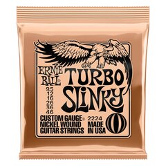 Струны для электрогитары Ernie Ball Turbo Slinky 9.5-46 P02224 цена и информация | Принадлежности для музыкальных инструментов | hansapost.ee