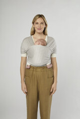 Ergobaby kandelina Aura Knit, grey stripes hind ja info | Kõhukotid, kandekotid | hansapost.ee