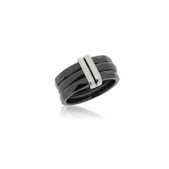 Серебряное кольцо с керамикой цена и информация | Кольца | hansapost.ee