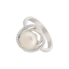 Серебряное кольцо с жемчужиной цена и информация | Кольцо | hansapost.ee