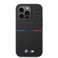 BMW M Liquid Silicone Tricolor Case for iPhone 14 Pro Max Black цена и информация | Telefonide kaitsekaaned ja -ümbrised | hansapost.ee