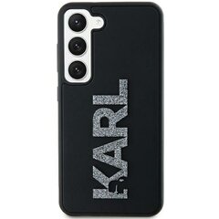 Karl Lagerfeld KLHCS23L3DMBKCK S23 Ultra S918 czarny|black hardcase 3D Rubber Glitter Logo цена и информация | Чехлы для телефонов | hansapost.ee