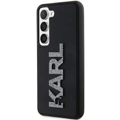 Karl Lagerfeld KLHCS23S3DMBKCK S23 S911 czarny|black hardcase 3D Rubber Glitter Logo цена и информация | Чехлы для телефонов | hansapost.ee