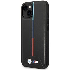 BMW BMHCP15S22PVTK iPhone 15 | 14 | 13 6.1" czarny|black hardcase M Quilted Tricolor цена и информация | Чехлы для телефонов | hansapost.ee