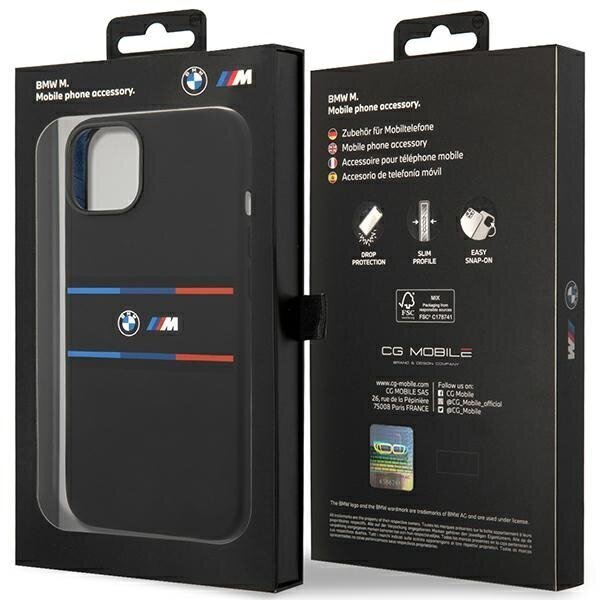 BMW Hardcase M Silicone Tricolor Lines цена и информация | Telefonide kaitsekaaned ja -ümbrised | hansapost.ee