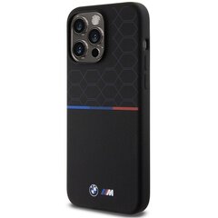 BMW BMHMP15X22SMPK iPhone 15 Pro Max 6.7" czarny|black hardcase M Silicone Pattern MagSafe цена и информация | Чехлы для телефонов | hansapost.ee