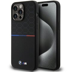 BMW BMHMP15X22SMPK iPhone 15 Pro Max 6.7" czarny|black hardcase M Silicone Pattern MagSafe цена и информация | Чехлы для телефонов | hansapost.ee