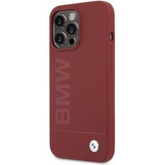 BMW BMHMP15XSLBLRE iPhone 15 Pro Max 6.7" czerwony|red hardcase Silicone Big Logo MagSafe цена и информация | Чехлы для телефонов | hansapost.ee
