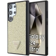 Чехол Guess для Samsung Galaxy S24 Ultra GUHCS24LHDGPPD золотой HC RHINESTONE TRIANGLE цена и информация | Чехлы для телефонов | hansapost.ee