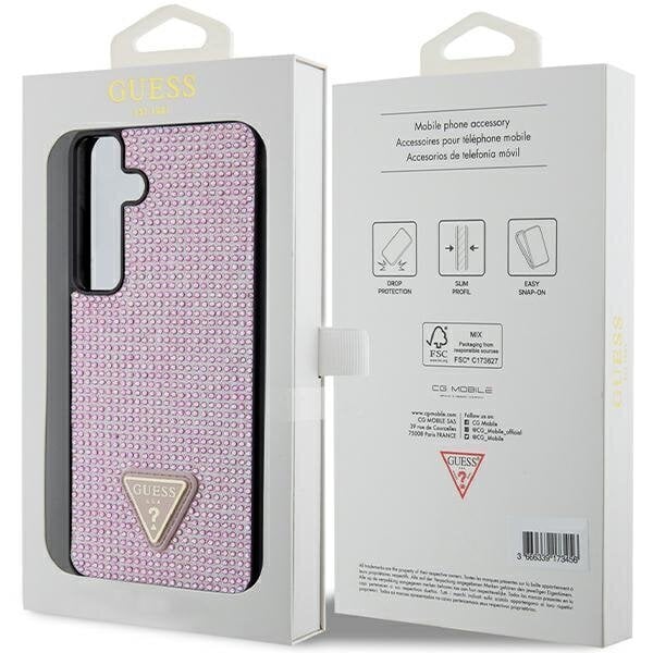 Guess Rhinestone Triangle Hardcase цена и информация | Telefonide kaitsekaaned ja -ümbrised | hansapost.ee