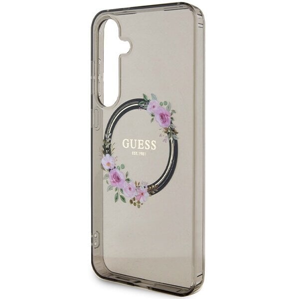 Guess IML Flowers Wreath Mag Hardcase цена и информация | Telefonide kaitsekaaned ja -ümbrised | hansapost.ee