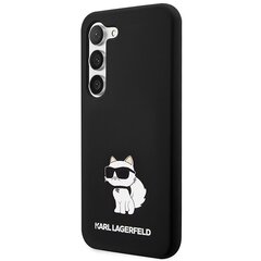 Karl Lagerfeld KLHCS24MSNCHBCK S24+ S926 hardcase czarny|black Silicone Choupette цена и информация | Чехлы для телефонов | hansapost.ee