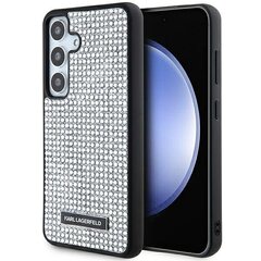 Чехол Karl Lagerfeld для Samsung Galaxy S24 KLHCS24SHDSPRS серебристый HC RHINESTONE LOGO METAL PLATE цена и информация | Чехлы для телефонов | hansapost.ee