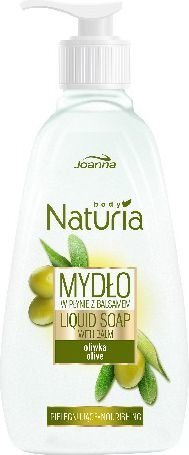 Joanna Naturia vedelseep palsamiga Olive 500ml цена и информация | Seebid | hansapost.ee