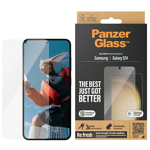 PanzerGlass Ultra Wide цена и информация | Ekraani kaitseklaasid ja kaitsekiled | hansapost.ee