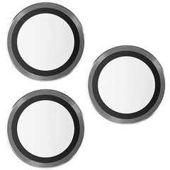 PanzerGlass Hoops Camera iPhone 15 Pro 6.1" | 15 Pro Max 6.7" czarny|black 1139 camera lens protector hoop optic rings цена и информация | Защитные пленки для телефонов | hansapost.ee