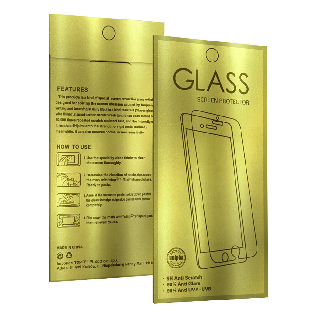 Samsung Glass Gold цена и информация | Ekraani kaitseklaasid ja kaitsekiled | hansapost.ee