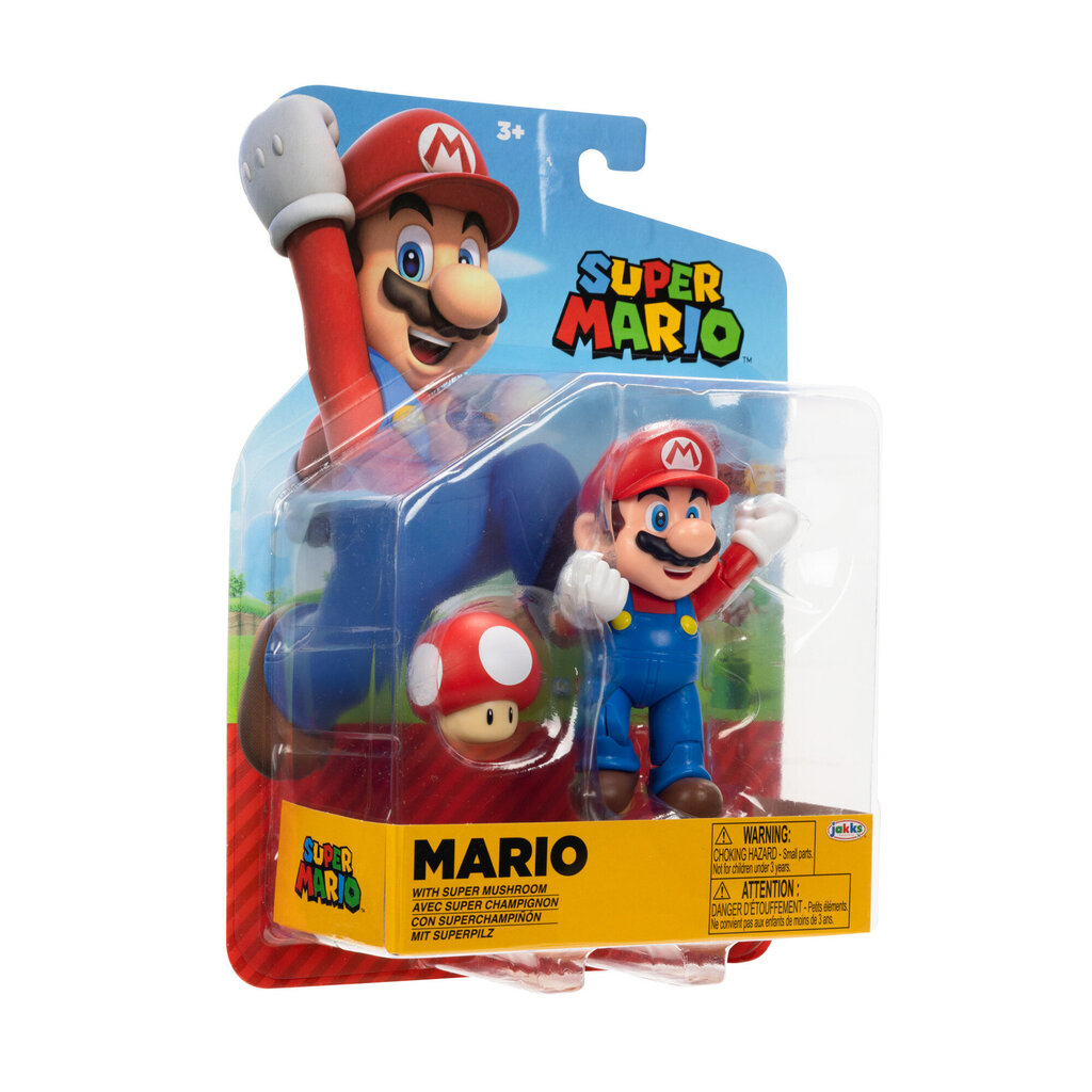 Figuur Jakks Pacific Super Mario, 10 cm цена и информация | Mänguasjad poistele | hansapost.ee