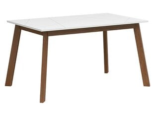 Обеденный стол BRW Forn, коричневый/белый цена и информация | Кухонные и обеденные столы | hansapost.ee