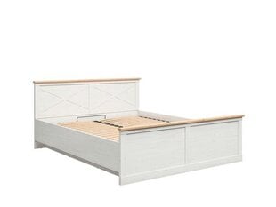 Кровать BRW Frija, белая/коричневая цена и информация | Кровати | hansapost.ee