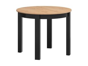 Обеденный стол BRW Bernardin, коричневый/черный цена и информация | Кухонные и обеденные столы | hansapost.ee