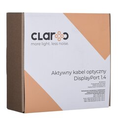 Claroc, Displayport 1.4, 15 m hind ja info | Juhtmed ja kaablid | hansapost.ee