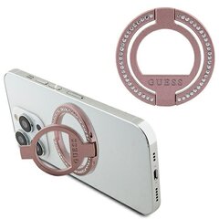 Guess MagSafe Ring stand GUMRSALDGP różowy|pink Rhinestone цена и информация | Держатели для телефонов | hansapost.ee