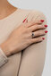 Brilio Silver hõbedane sõrmus tsirkoonidega RI054WBC цена и информация | Sõrmused | hansapost.ee
