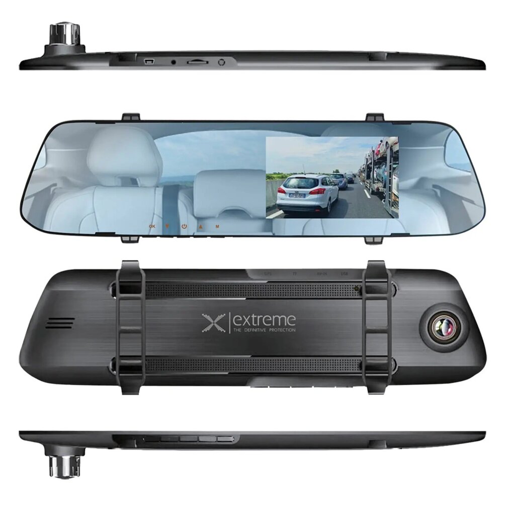 Peegel-liikluskaamera-tagurduskaamera Extreme XDR106 цена и информация | Pardakaamerad ja auto videokaamerad | hansapost.ee