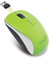 "genius mouse nx-7000, 1200dpi, 2.4 [ghz], оптическая, 3 кнопки, беспроводная, зеленый, датчик голубого глаза цена и информация | Компьютерные мыши | hansapost.ee