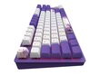 Klaviatuur Dark Project One 87 Violet Horizons, G3MS Sapphire Switch, US hind ja info | Klaviatuurid | hansapost.ee