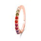 Brilio Silver pronkssõrmus värviliste tsirkoonidega RI063R hind ja info | Sõrmused | hansapost.ee
