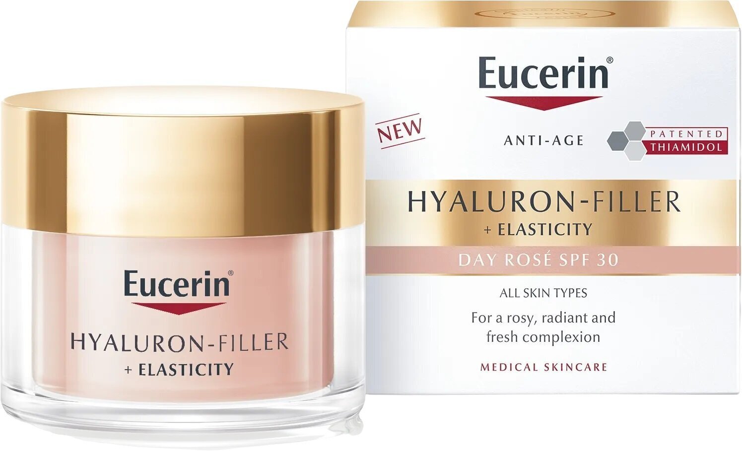 Vananemisvastane kreem Eucerin Hyaluron-Filler + Elasticity Rose, 50ml цена и информация | Näokreemid | hansapost.ee