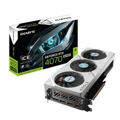 Gigabyte GeForce RTX 4070 Super Eagle OC Ice (GV-N407SEAGLEOC ICE-12GD) hind ja info | Videokaardid | hansapost.ee