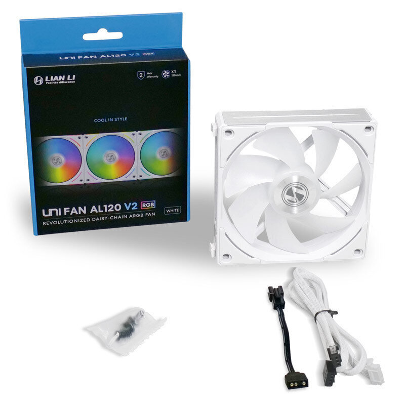 Lian Li Uni AL120 V2 ARGB PWM UF-AL120V2-1W цена и информация | Arvuti ventilaatorid | hansapost.ee