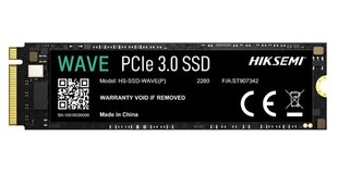 Hiksemi Wave (HS-SSD-WAVE(P)(STD)/512G/PCIE3/WW) цена и информация | Внутренние жёсткие диски (HDD, SSD, Hybrid) | hansapost.ee