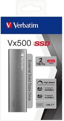 Verbatim Store n Go Vx500 цена и информация | Жёсткие диски (SSD, HDD) | hansapost.ee