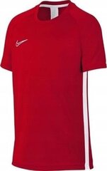 Nike T-särk noortele Jr Dry Academy Top AO0739-657, Xl, punane hind ja info | Jalgpalli varustus ja riided | hansapost.ee