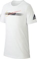 Футболка детская Nike JR NJR Tee Mercurial, 140 см, белый цвет цена и информация | Футбольная форма и другие товары | hansapost.ee