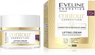 Päeva- ja öökreem Eveline Cosmetics Contour correction 70+, 50ml hind ja info | Näokreemid | hansapost.ee