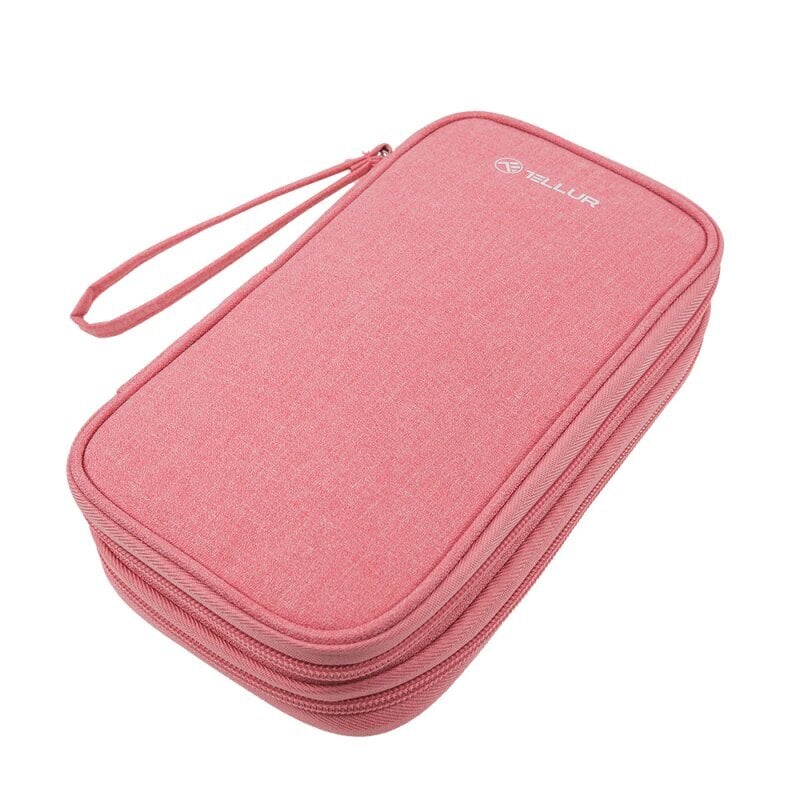 Tellur Universal travel cable organiser Pink hind ja info | Kohvrid, reisikotid | hansapost.ee