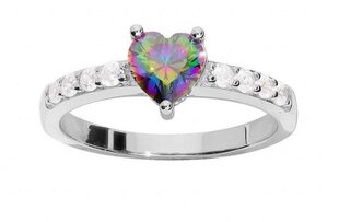Brilio Silver Романтичное серебряное кольцо с топазом Mystic Stone SRB0082A цена и информация | Кольцо | hansapost.ee