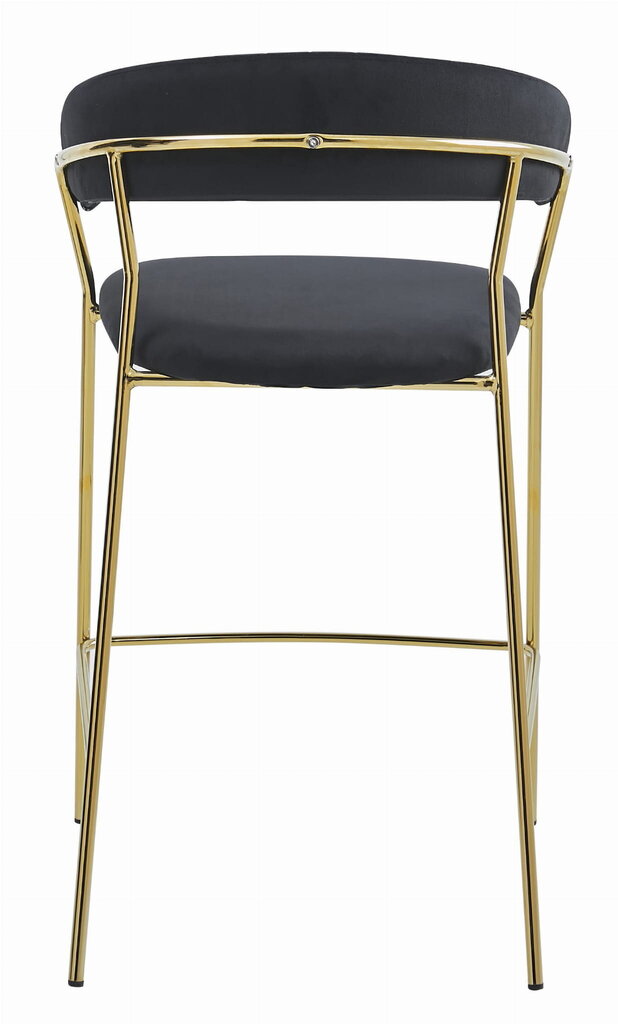 2-toolide komplekt Leobert Badia, kuldne/must hind ja info | Köögitoolid, söögitoolid | hansapost.ee