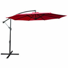 Садовый зонт Akord Aster, красный цена и информация | Зонты, маркизы, стойки | hansapost.ee