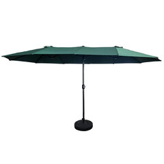 Садовый зонт Akord Tilia, зеленый цена и информация | Зонты, маркизы, стойки | hansapost.ee