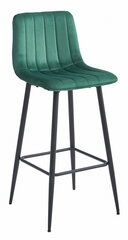 2-toolide komplekt Leobert Pozza, roheline/must hind ja info | Köögitoolid, söögitoolid | hansapost.ee