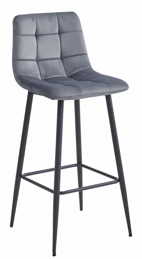 2-toolide komplekt Leobert Arceto, hall/must цена и информация | Köögitoolid, söögitoolid | hansapost.ee